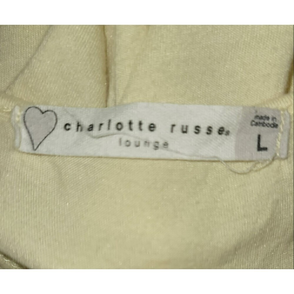 Charlotte Russe Yellow Racerback Tank with Ribbon - Size L - Picture 8 of 10